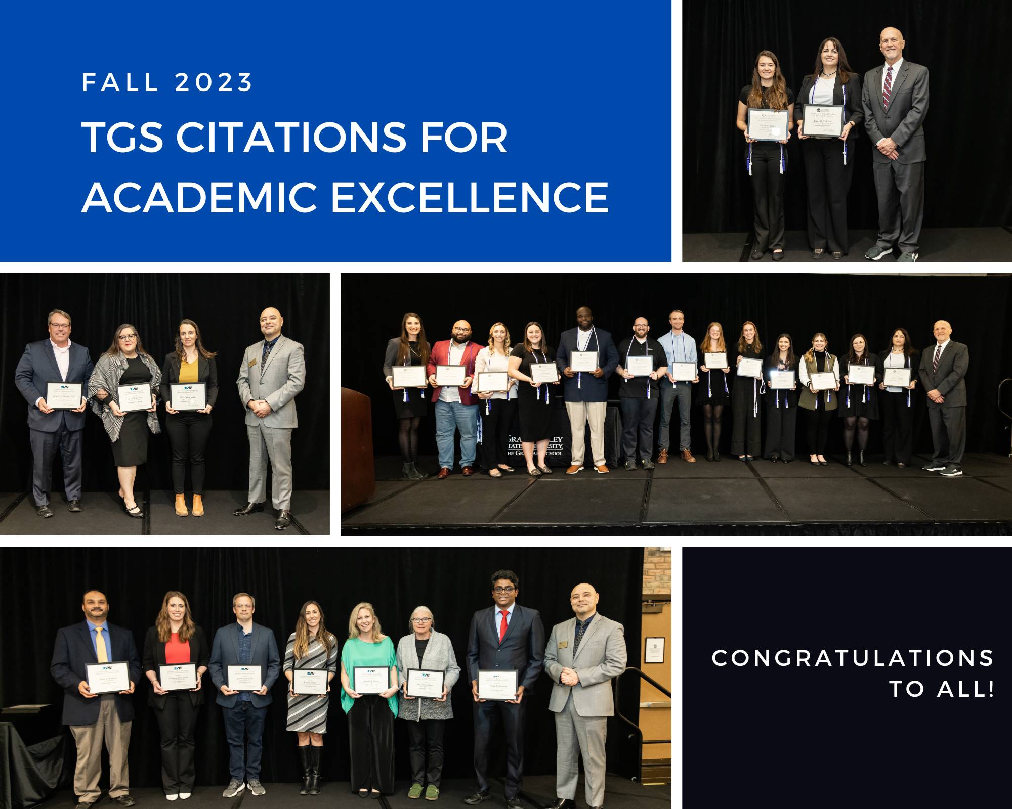 Fall 2023 CItation Awards Photo Collage